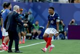 Jautriai į Mbappe jam skirtą įvartį sureagavęs Deschampsas gyrė Prancūzijos rinktinės vienybę 