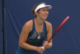 Justina Mikulskytė po permainingos kovos iškrito iš „US Open“ kvalifikacijos