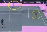 WTA 250 turnyre Lione – reto grožio A.Parks taškas: plojo net varžovė