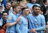 „Newcastle Utd“ nugalėjęs „Man City“ klubas „Premier“ lygoje priartėjo prie „Arsenal“