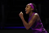 „WTA Finals“: C.Gauff laimėjo amerikietišką derbį