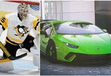 NHL vartininkai kirto lažybų – nugalėtojas važinės su „Lamborghini“