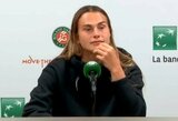 Lygios ir lygesnės? Spaudos konferenciją vėl praleidusi A.Sabalenka – nebaudžiama