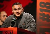 Bailys, „vinstrolis“, turkiškas perukas ir siūlymai eiti į gatvę: Maslobojevas ir Pauliukevičius spaudos konferencijoje keitėsi įžeidinėjimais