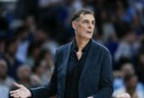 Bartzokas prieš išvyką į Kauną: „Mūsų komanda yra apėmusi bloga nuotaika ir liūdesys“