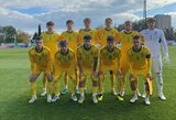 Lietuvos U-19 futbolo rinktinė nusileido belgams