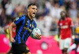 2 įvarčių deficitą panaikinęs „Inter“ rungtynių pabaigoje išplėšė pergalę prieš „Napoli“