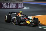 M.Verstappenas Saudo Arabijoje startuos vos 15-as, „pole“ poziciją laimėjo S.Perezas