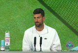 Djokovičius žavėjosi Serenos ryžtu ir atskleidė didžiausią norą Vimbldone