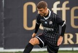 Eligijus Jankauskas savo pirmas rungtynes startinėje sudėtyje pažymėjo pergalingu įvarčiu