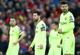 G.Pique atskleidė, kokį chaosą sukėlė „Barcelonos“ rūbinėje po gėdingo pralaimėjimo prieš „Liverpool“