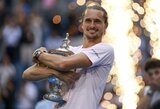 Nesuprato, kad laimėjo: Zverevas triumfavo „US Open“ turnyre, bet pergalę atšventė tik po kurio laiko