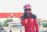 Meksikoje visus nustebinę „Ferrari“ pilotai užėmė pirmą startinę eilę, Y.Tsunoda trenkėsi į varžovų komandos domkratą (papildyta)