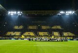 „Borussia“ fanai surengė protesto akciją: „UEFA mafija“