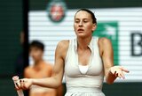 Įspūdinga Kostiuk pergalių serija nutrūko „Roland Garros“ pusfinalyje