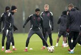 M.Rashfordas treniravosi kartu su „Man Utd“ pirma komanda