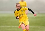 „Gintroje” – talentinga uteniškė ir vartininkė iš JAV