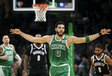 54 taškus pelnęs J.Tatumas su „Celtics“ paskutinę minutę palaužė „Nets“