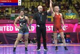 Greta Tverskytė „švariai” nugalėjo Europos U17 imtynių čempionę
