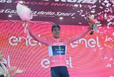 Įspūdingas šuolis į viršų: I.Konovalovo komandos draugas tapo „Giro d‘Italia“ lyderiu