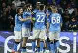 „Napoli“ pirmą kartą istorijoje pateko į Čempionų lygos ketvirtfinalį
