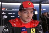Ch.Leclercas: „Lenktynių pabaiga buvo katastrofiška, nemanau, kad mums reikėjo reaguoti į antrąjį Maxo sustojimą“