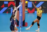 Lietuvos tinklininkės Europos lygoje pasipriešino kroatėms