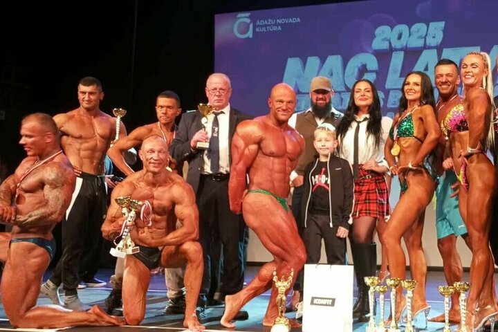 NAC Latvijos kultūrizmo ir fitneso čempionate – lietuvių triumfas