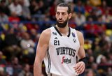 „Virtus“ sezoną išgelbėjo Tornike Šengelijos dvitaškis
