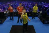 Lietuvos rinktinė PDC pasaulio taurės turnyrą pradėjo nesėkme prieš elitinius varžovus