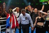 J.Paulą ir M.Tysoną „apšildys“ didžiausia moterų bokso kova dėl 5 pasaulio čempionės diržų