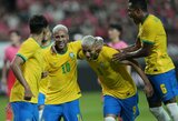 Brazilijos rinktinė draugiškose rungtynėse iškovojo triuškinamą pergalę 