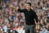 Arteta siunčia žinutę po „Arsenal“ paskutinės sekundės smūgio „Sporting“ 
