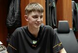 Netikėtai „Žalgiryje“ debiutavęs Bulanovas išnaudojo šansą ir neslėpė emocijų: „Išsipildė mažiuko Majaus svajonė“