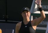 WTA 500 turnyre Vokietijoje – pirmo dešimtuko žaidėjų akistata ir olimpinės vicečempionės pralaimėjimas