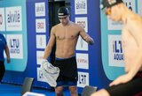 Juška pateko į pasaulio jaunimo plaukimo čempionato pusfinalį, Statkevičius pritrūko vos 0.12 sek.