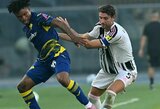 Italijoje „Juventus“ pirmą kartą šiame sezone liko be pergalės
