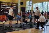 Jonavoje surengtas Lietuvos savo svorio štangos spaudimo čempionatas