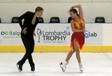 „Lombardia Trophy“ varžybose – S.Ambrulevičiaus ir A.Reed sidabras