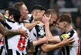 „Tai yra lyg sapnas“: įvarčius į PSG vartus mušė buvę „Newcastle“ fanai, negalintys patikėti dabartine sėkme