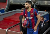 Nusivylęs S.Aguero: „Į „Barceloną“ vykau, nes galvojau, kad žaisiu su L.Messi“