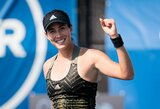 Galingai finalą baigusi G.Muguruza triumfavo WTA 500 turnyre Čikagoje