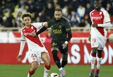 PSG svečiuose krito prieš „Monaco“ futbolininkus