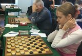 M.Plėštytė pasaulio greitųjų šimtalangių šaškių čempionate pateko į dešimtuką