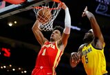 „Hawks“ ketvirtajame kėlinyje palaužė „Pacers“ pasipriešinimą
