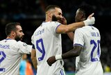 Čempionų lyga: K.Benzema pelnė dublį, o „Real“ nugalėjo grupės autsaiderius