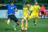 Lietuvos U-19 futbolo rinktinė Baltijos taurėje palaužė estus