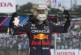 Chaotiškose Japonijos GP lenktynėse M.Verstappenas užsitikrino pasaulio čempiono titulą 