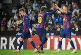 Lewandowskio pelnytas „hat-trickas“ padovanojo „Barcelonai“ pergalę prieš „Celta Vigo“