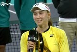 E.Rybakina triumfavo Abu Dabyje, D.Kasatkina pareiškė, kad WTA nori „žaidėjų mirčių“